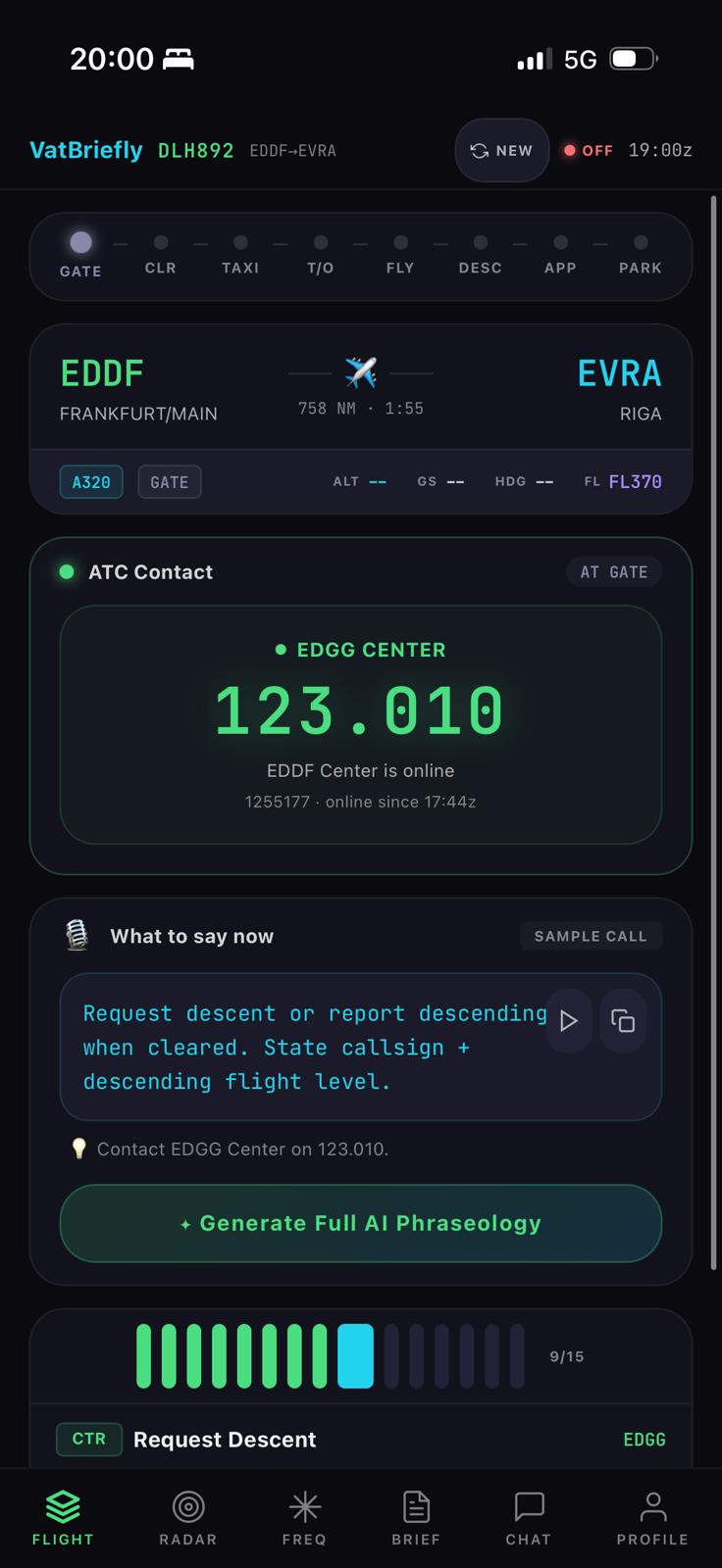 Fly with the right call